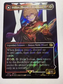 Joshua, Phoenix's Dominant (Borderless) (Surge Foil) Final Fantasy Foil - Image 3