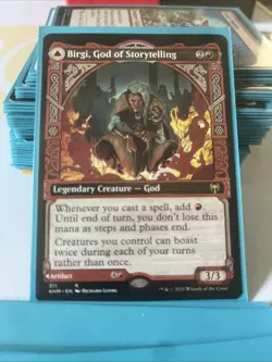 Birgi, God of Storytelling (Showcase) Kaldheim Regular - Image 1