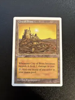 City of Brass MTG Core Set 5th Edition Regular Light Play - Image 1