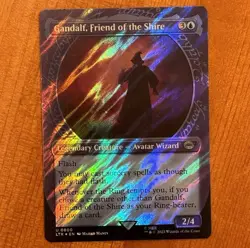 Gandalf, Friend Of The Shire, U 0800, NM Surge Foil, MTG LotR Lord Rings Wizard - Image 1