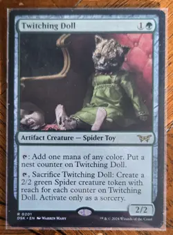 Twitching Doll Duskmourn: House of Horror Regular NM/Better Never Played Free Sh - Image 1