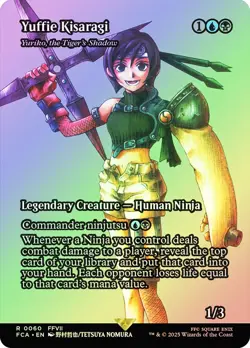 Yuffie Kisaragi (Yuriko) Borderless FOIL Magic The Gathering (MTG) #60 - Image 1