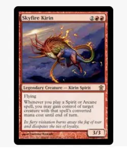 Skyfire Kirin x 1 + 10 random rares! mtg rare lot Christmas gift!! - Image 1