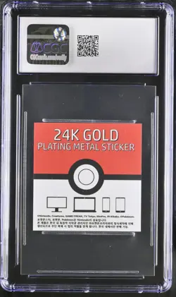CGC 8.5 Zapdos Candy Stickers 24K Gold Plating Pokemon - Image 2