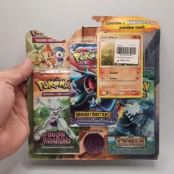 BIN 2007 EX Pokemon TCG Dragon frontiers Holon phantoms 3 pack blister keepers - Image 1