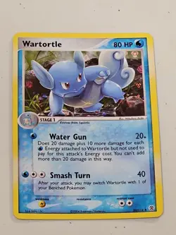 Wartortle Reverse Holo 50/112 EX Fire & Red Leaf Green Pokemon TCG LP - Image 1