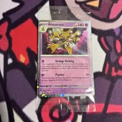 Alakazam 082/167 Cosmos Holo - Twilight Masquerade Promo SEALED - Pokemon TCG - Image 1