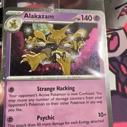 Alakazam 082/167 Cosmos Holo - Twilight Masquerade Promo SEALED - Pokemon TCG - Image 2