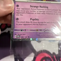 Alakazam 082/167 Cosmos Holo - Twilight Masquerade Promo SEALED - Pokemon TCG - Image 3