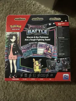 Pokemon Rival Battle Deck Marnie's Morpeko SVP 206 Black Star Promo Box - Image 2