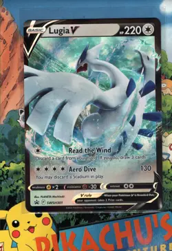 Pokemon TCG Lugia V SWSH301 SWSH Black Star Promos Promo NM/M - Image 1
