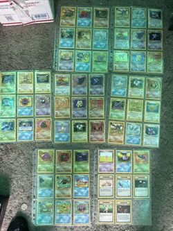Pokemon TCG Fossil Complete Set 1-62 Unlimited Edition NM Condition - Image 1