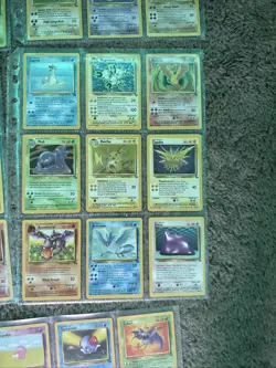 Pokemon TCG Fossil Complete Set 1-62 Unlimited Edition NM Condition - Image 4