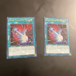 Yu-Gi-Oh! TCG: DARK RULER NO MORE MP22-EN262 ULTRA RARE 1st EDITION (x2) - Image 1