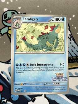 Feraligatr - 213 (Illustration Contest 2024) 213 Sv: Scarlet & Violet Promo Card - Image 1