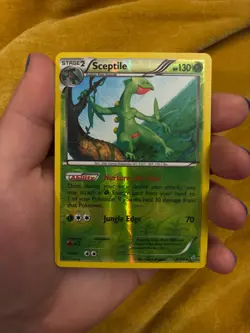 Sceptile Pokemon Card 8/160 Xy-Primal Clash Reverse Holo - Image 1