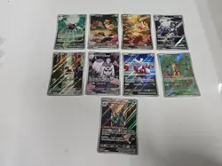 Lot Of 9 Mega Evolutions Illustration Rare Pokemon Cards Steelix Shuckle... - Image 1