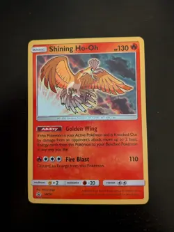Pokemon Shining Ho-Oh SM70 Sun & Moon Promo Holo Card NM - Image 1