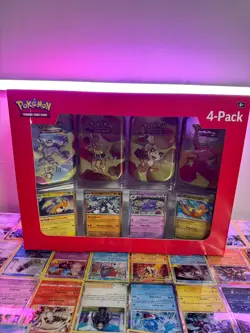 Pokemon 151 4 Mini Tins + 4 Promo Cards Sams Club PACK 1 - Image 1