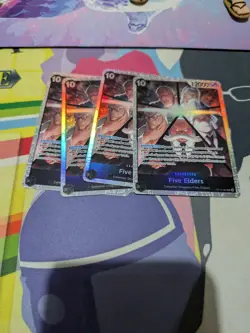 One Piece card game TCG OP13-082 Five Elders SR playset English - Image 1