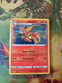 Special Delivery Charizard SWSH075 SWSH Promo Cards Holo SEALED - Image 1