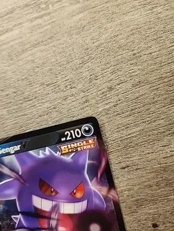 Pokemon Gengar v Fusion Strike Holo Ultra Rare Card 156/264 - Image 3
