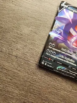 Pokemon Gengar v Fusion Strike Holo Ultra Rare Card 156/264 - Image 4