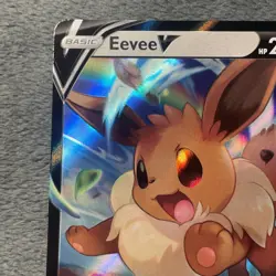 Eevee V 108/159 Crown Zenith Rare Full Art Holo Pokemon Card NM - Image 2