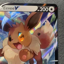 Eevee V 108/159 Crown Zenith Rare Full Art Holo Pokemon Card NM - Image 3