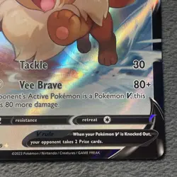 Eevee V 108/159 Crown Zenith Rare Full Art Holo Pokemon Card NM - Image 5