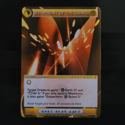 Chaotic Card SYMPHONY OF THE GUARD. 😮 SEE PICS. COMBINED SHIPPING - Image 1