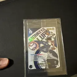 ONE PIECE X DODGERS COLLAB PROMO CARD MONKEY D. LUFFY 07/03/2025 - Image 2
