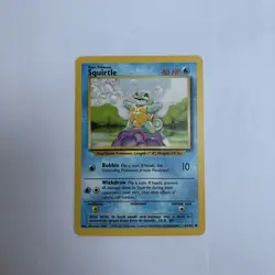 Pokemon Card TCG Squirtle Base Set 63/102 Vintage 1999 Wotc Vintage - Image 1