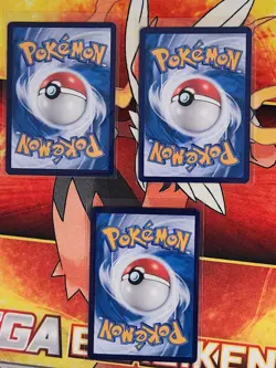🍁CAPTAIN PIKACHU Holo Set of 3 Pokemon Cards CBB1C Chinese Gem Pack Masterball - Image 2
