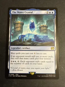 The Water Crystal Final Fantasy Magic the Gathering Rare NM - Image 1