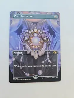 MTG Modern Horizons 3 Pearl Medallion (Borderless) x1 NM Rare - Image 1