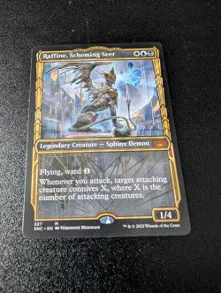Magic the Gathering MTG Raffine Scheming Seer Showcase NM - Image 1