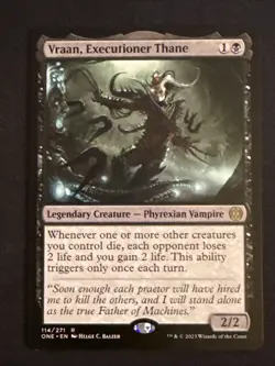 1x Vraan, Executioner Thane (114) Phyrexia: All Will Be One LP MTG Magic x1 MKE - Image 1