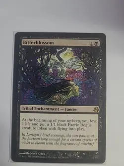 Magic: The Gathering Bitterblossom Morningtide LP Faerie - Image 1