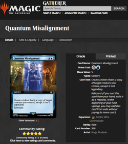 2023 MTG Magic the Gathering Dr Who Surge Foil Quantum Misalignment CGC 10 POP 1 - Image 4
