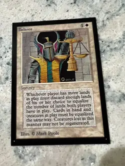 Balance - Collectors Edition - CE - NM - MTG - Magic: The Gathering - Image 1