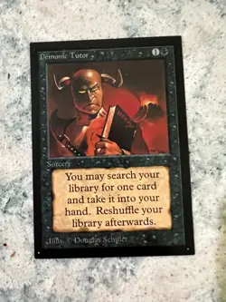 Demonic Tutor - Collectors Edition Intl - NM - MTG - Magic: The Gathering - Image 1