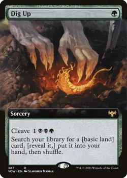 Dig Up (Extended Art) 387 Rare Innistrad: Crimson Vow MTG - Image 1