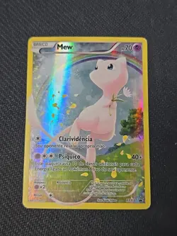 POKEMON XY BLACK STAR PROMO MYTHICAL COLL #XY110 FULL ART MEW Portuguese - Image 1