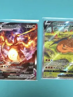 Pokemon Charizard Ultra Premium Collection Promo Set SWSH260 V SWSH261 Vmax... - Image 4