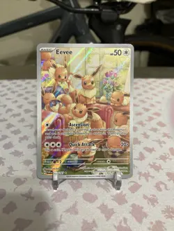 Pokemon TCG Eevee 188/167 Twilight Masquerade IR, Eng, NM - Image 1