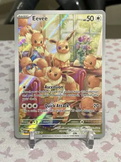 Pokemon TCG Eevee 188/167 Twilight Masquerade IR, Eng, NM - Image 2