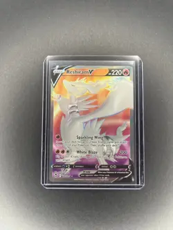 Pokemon Reshiram V (Full Art) Ultra Rare SWSH12: Silver Tempest 172/195 NM Holo - Image 1