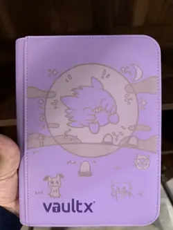 Vault X Just Purple 4 Pocket Pokemon Bubble Gengar binder - Image 1