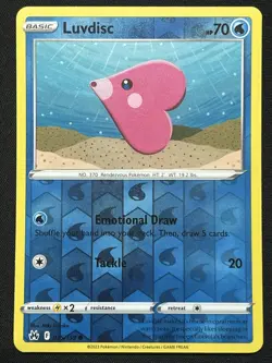 Luvdisc 035/159 Pokemon Crown Zenith Reverse Holo - Image 1